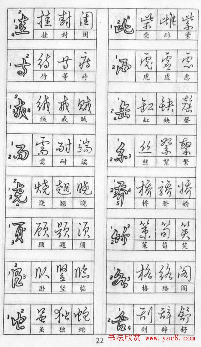 黄若舟经典字帖《怎样快写钢笔字》