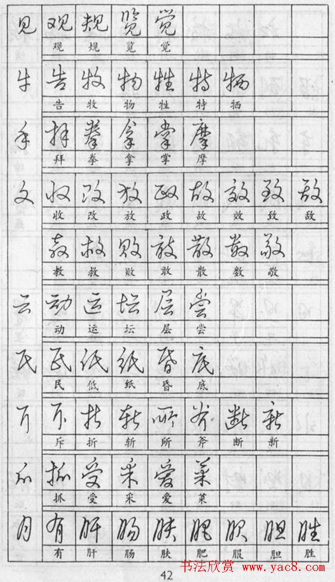 黄若舟经典字帖《怎样快写钢笔字》