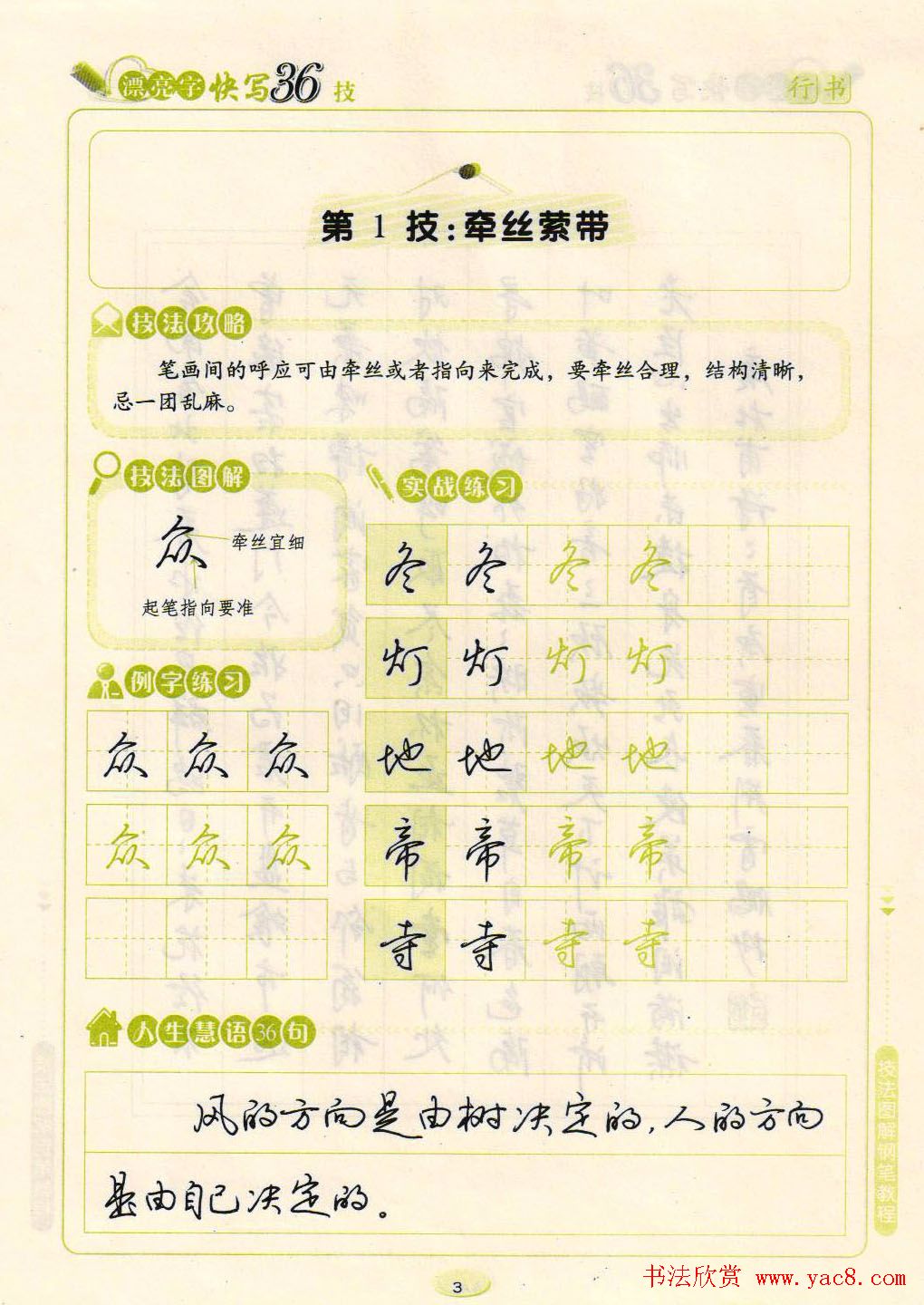 荆霄鹏钢笔行书字帖《漂亮字快写36技》