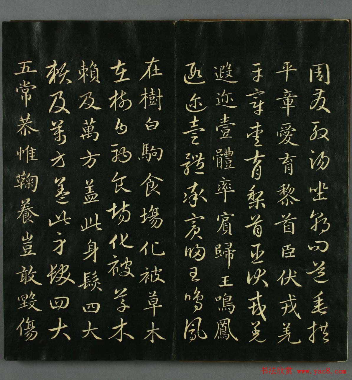 赵子昂书法赏析《真草千字文》高清本