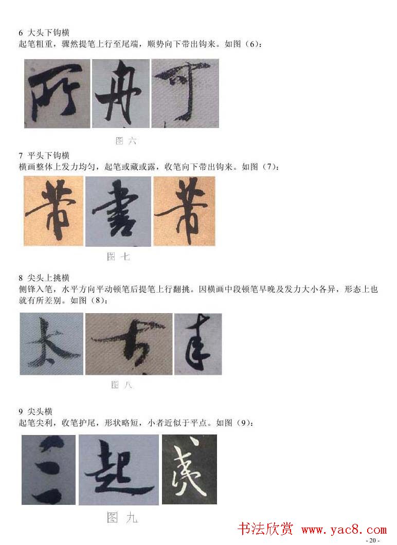 书法教程浅析米芾作品中永字八法