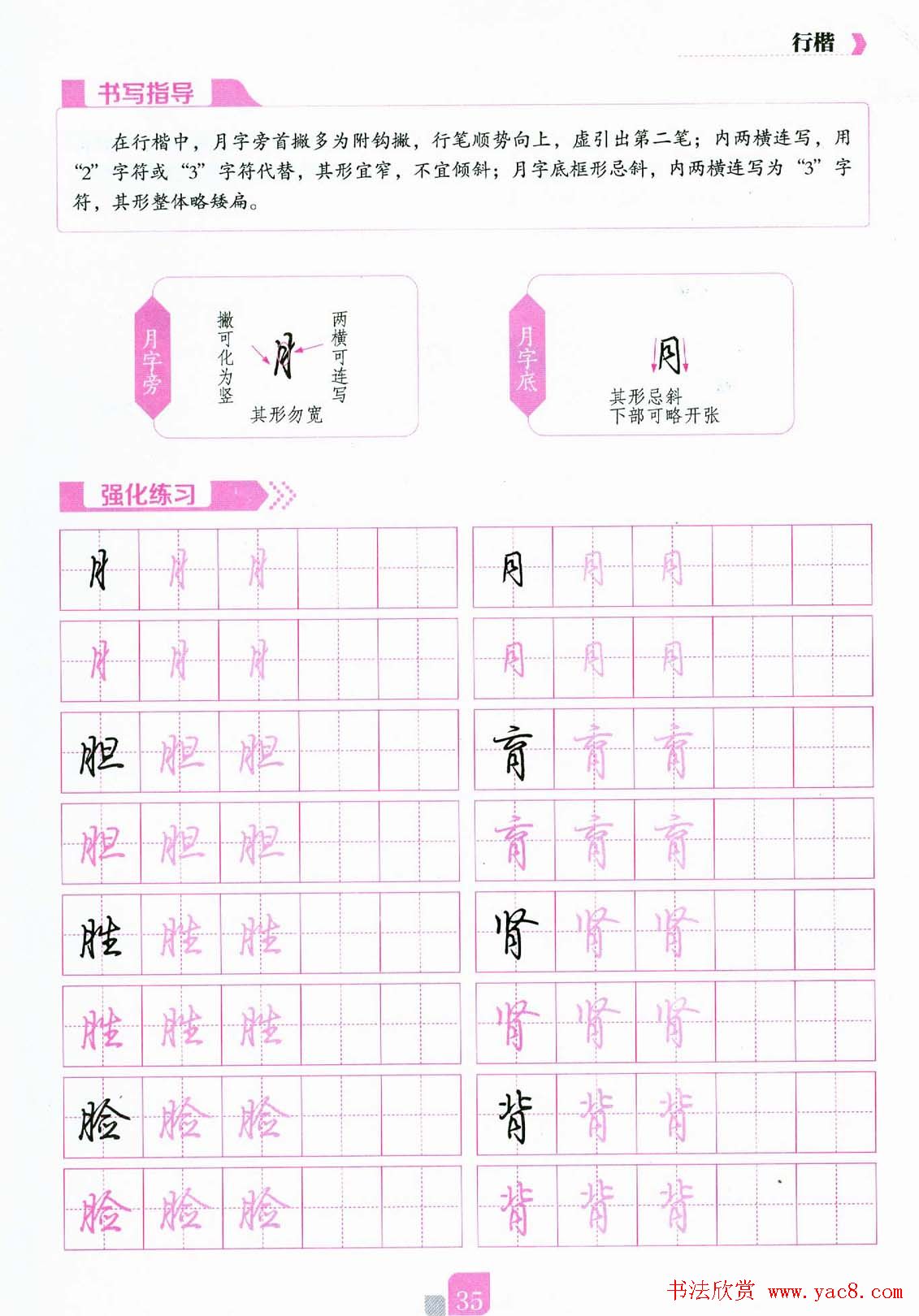 荆霄鹏硬笔行楷字帖《新手入门常见的20个问题》