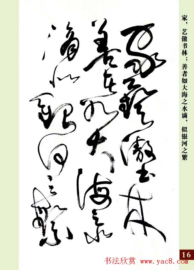 亢银中草书欣赏《翰墨感怀赋》册页