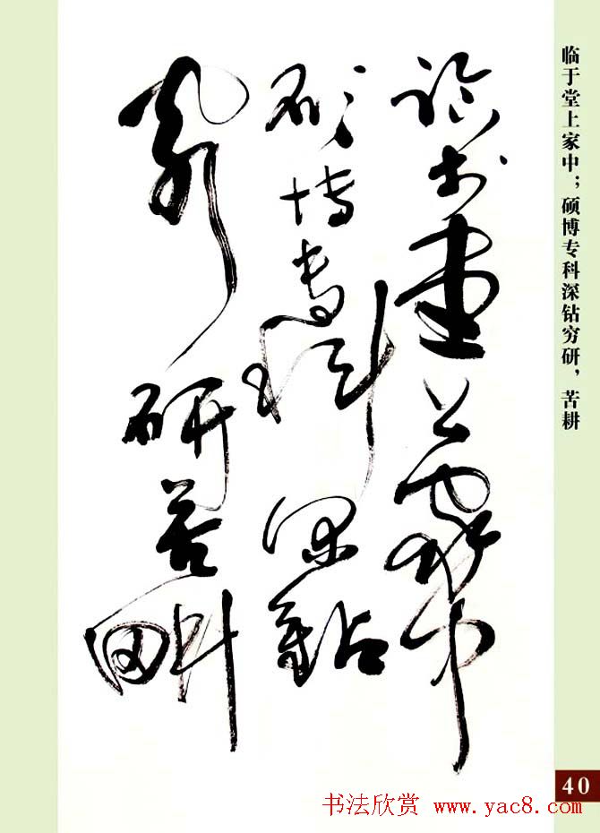 亢银中草书欣赏《翰墨感怀赋》册页