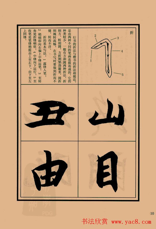 书法教程图文《兰亭序笔法详析》