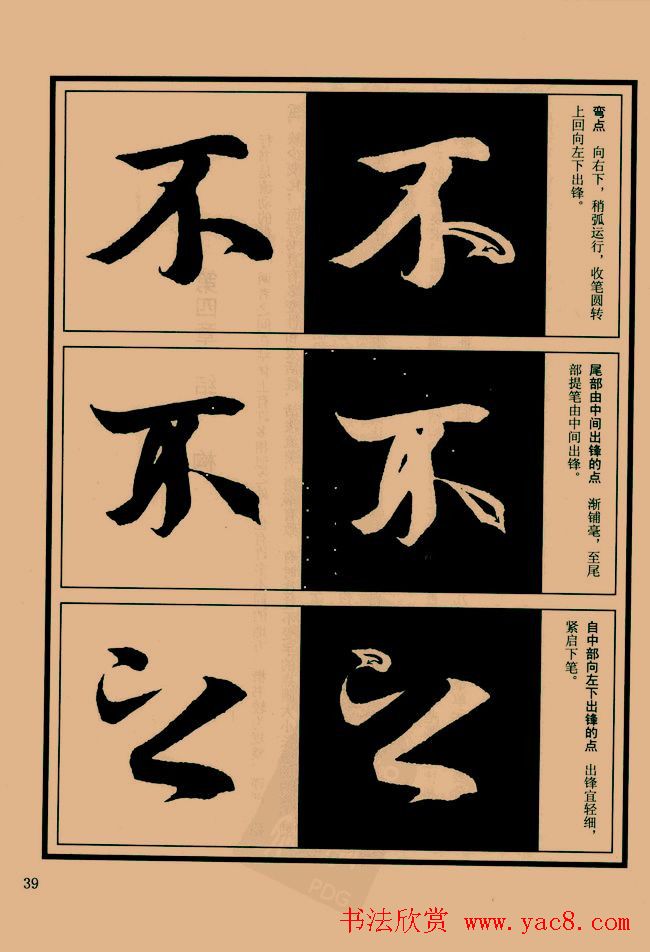 书法教程图文《兰亭序笔法详析》