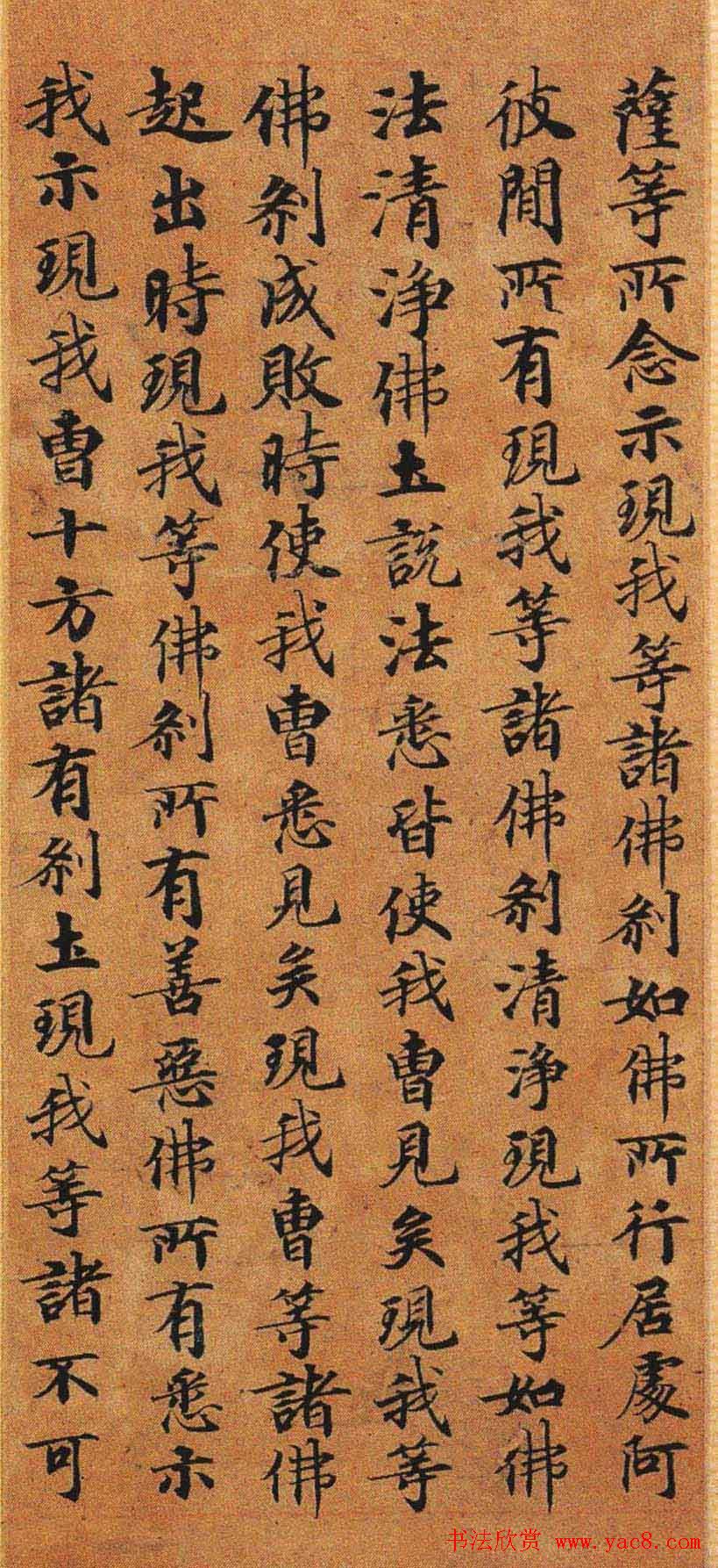 灵山寺藏唐人楷书写兜沙经