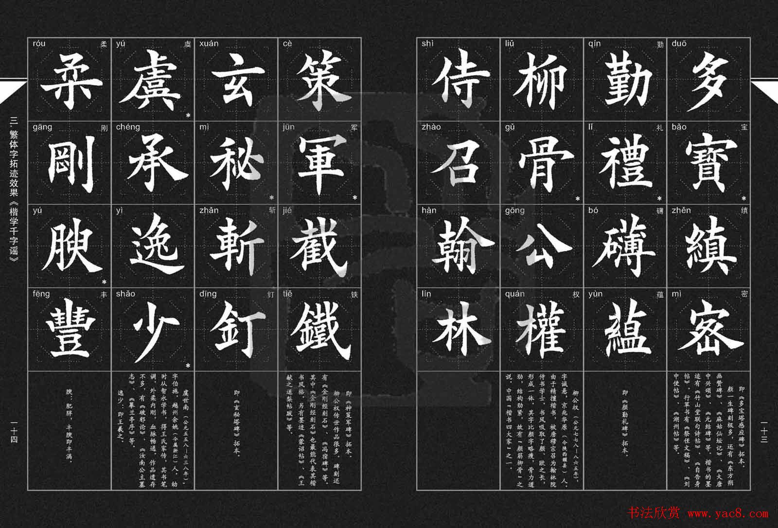 徐晓川书法字帖欣赏《楷学千字谣》