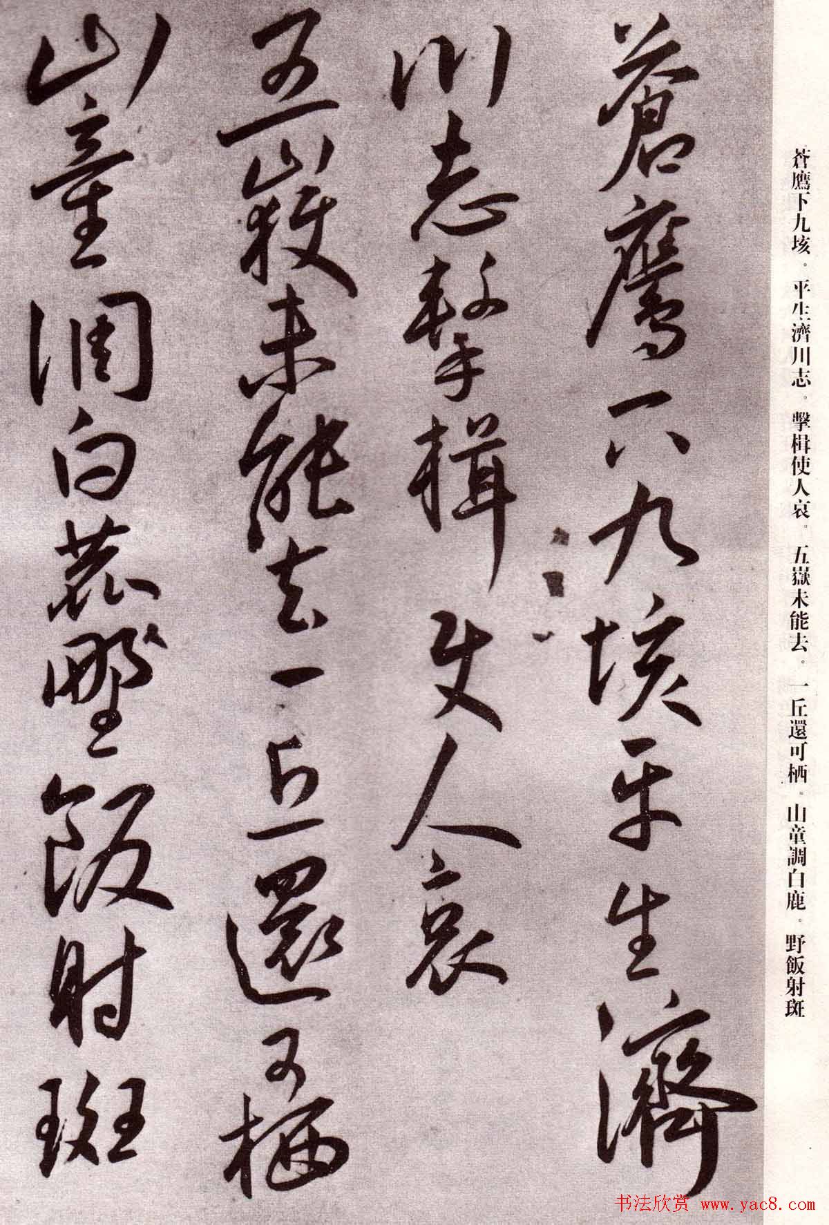 明代书法家王宠行草自书杂诗