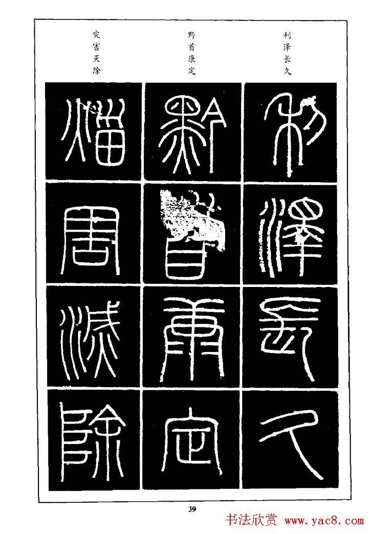 篆体入门丛书《篆书技法百日通》