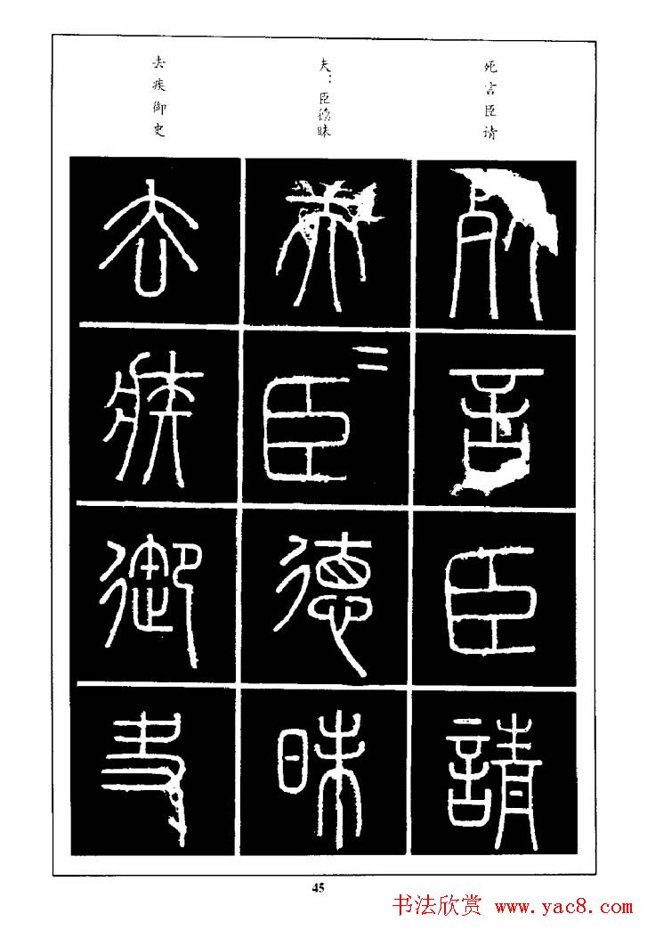 篆体入门丛书《篆书技法百日通》