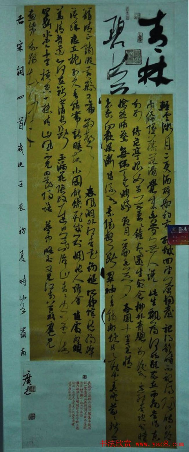 首届王羲之奖全国书法作品展览五十幅