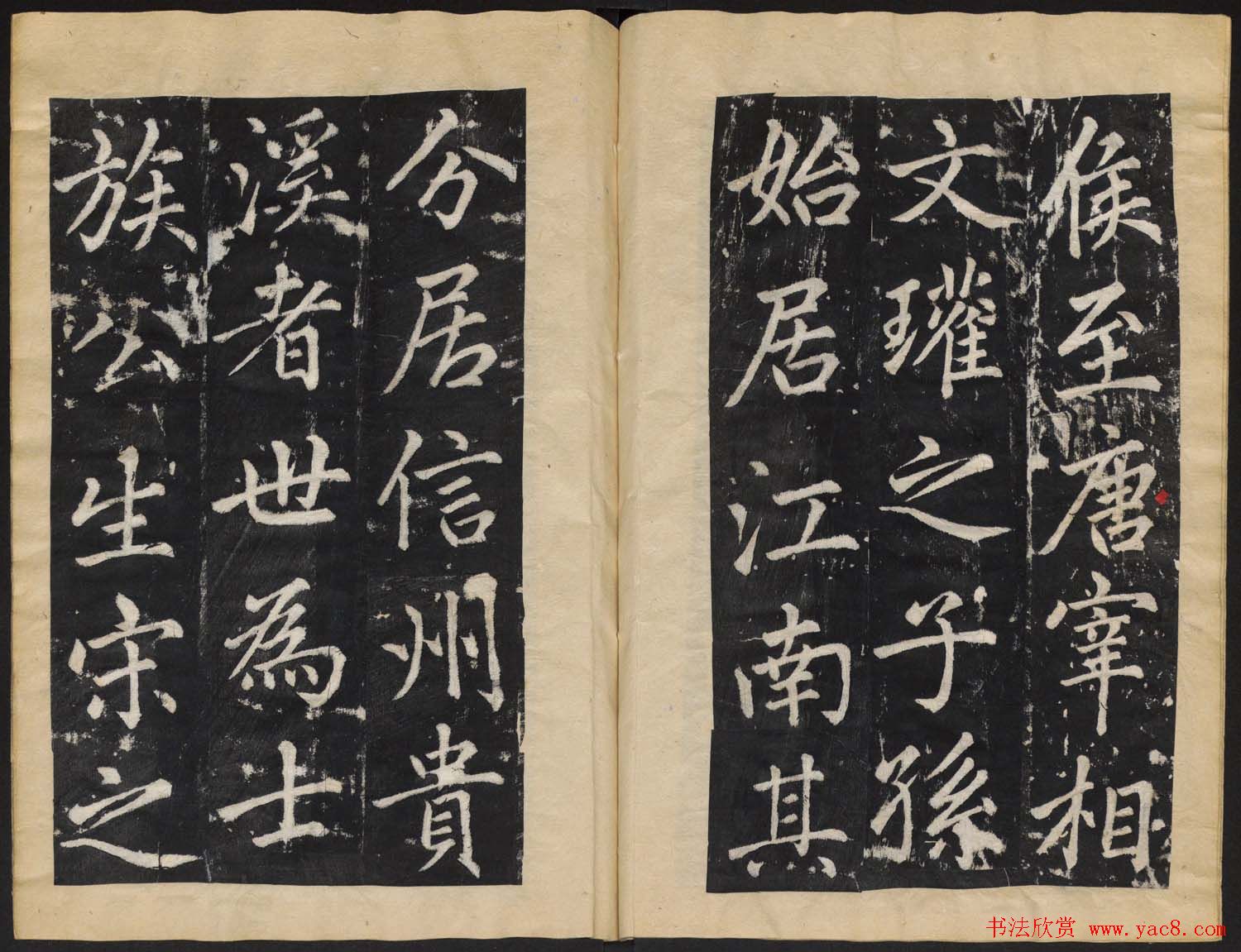 赵孟頫行楷书法欣赏《张留孙墓碑》