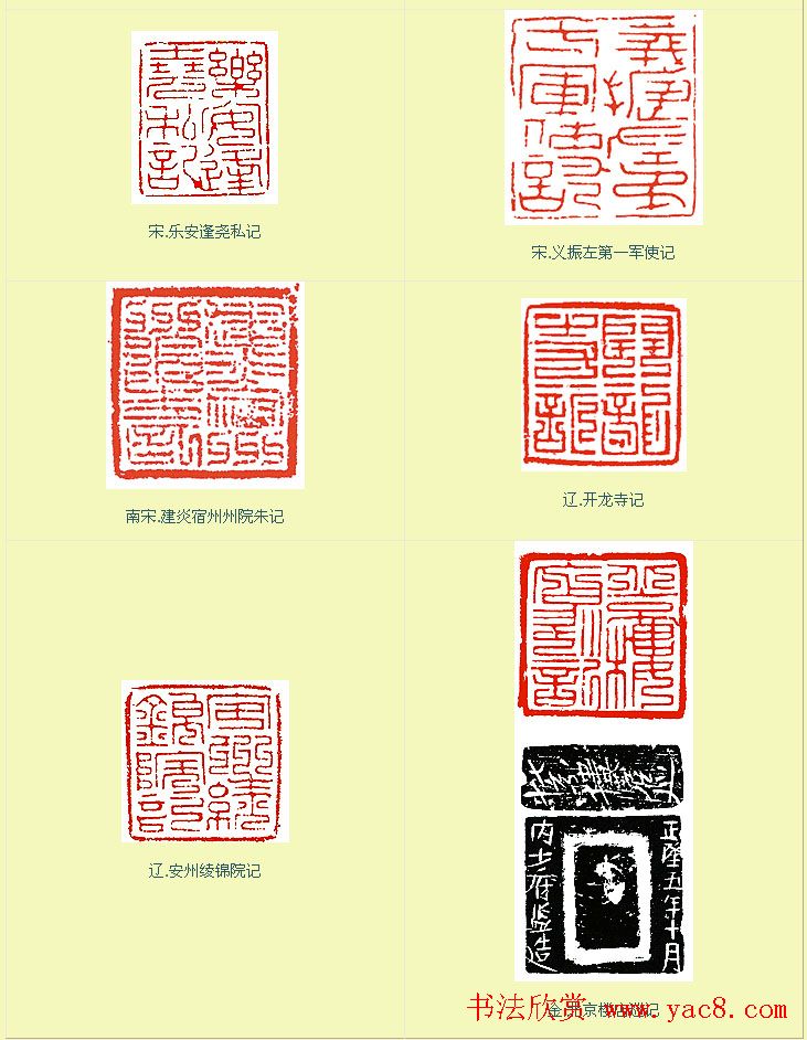 隋唐官印与唐宋朱记印章欣赏