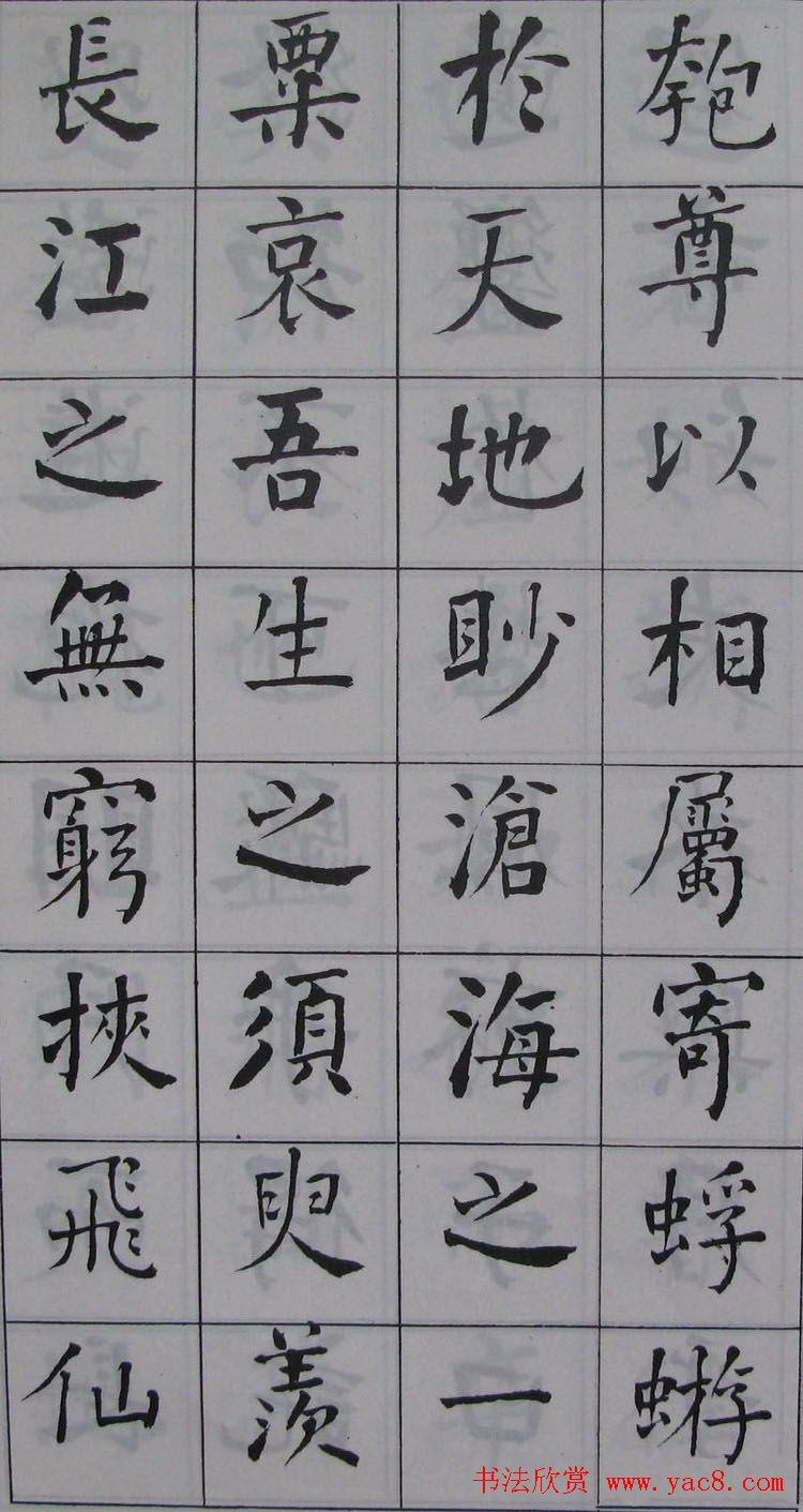 何绍基书法《何子贞楷书前后赤壁赋》