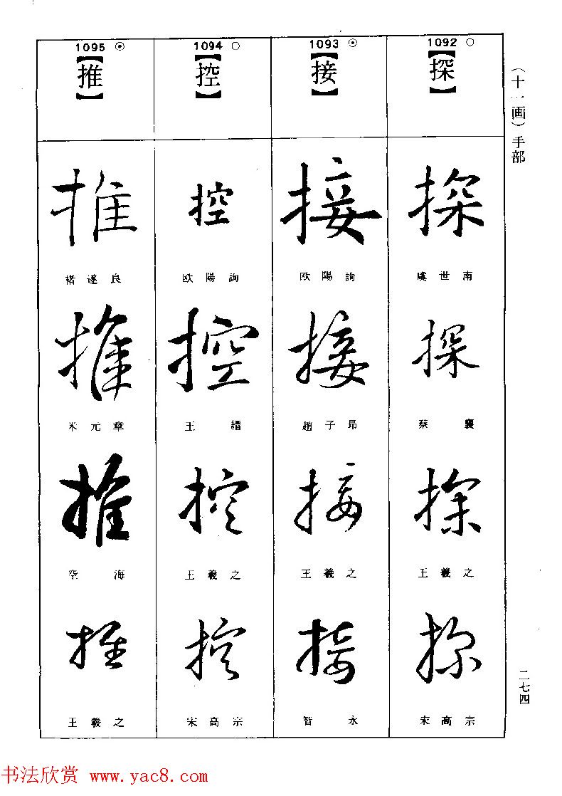 书法图书下载《名家书法字典》.PDF