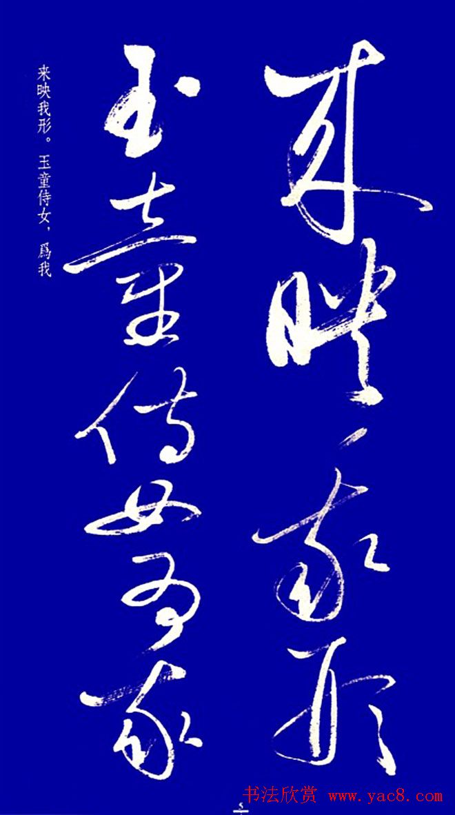 启功草书字帖欣赏《黄庭内景经》