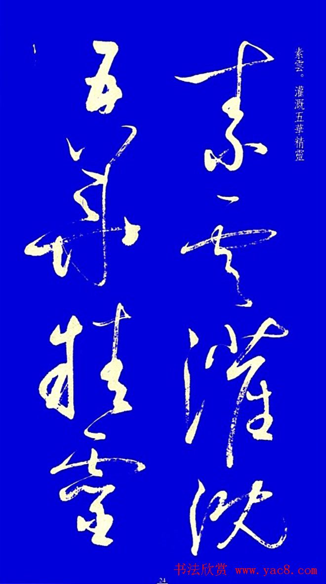 启功草书字帖欣赏《黄庭内景经》