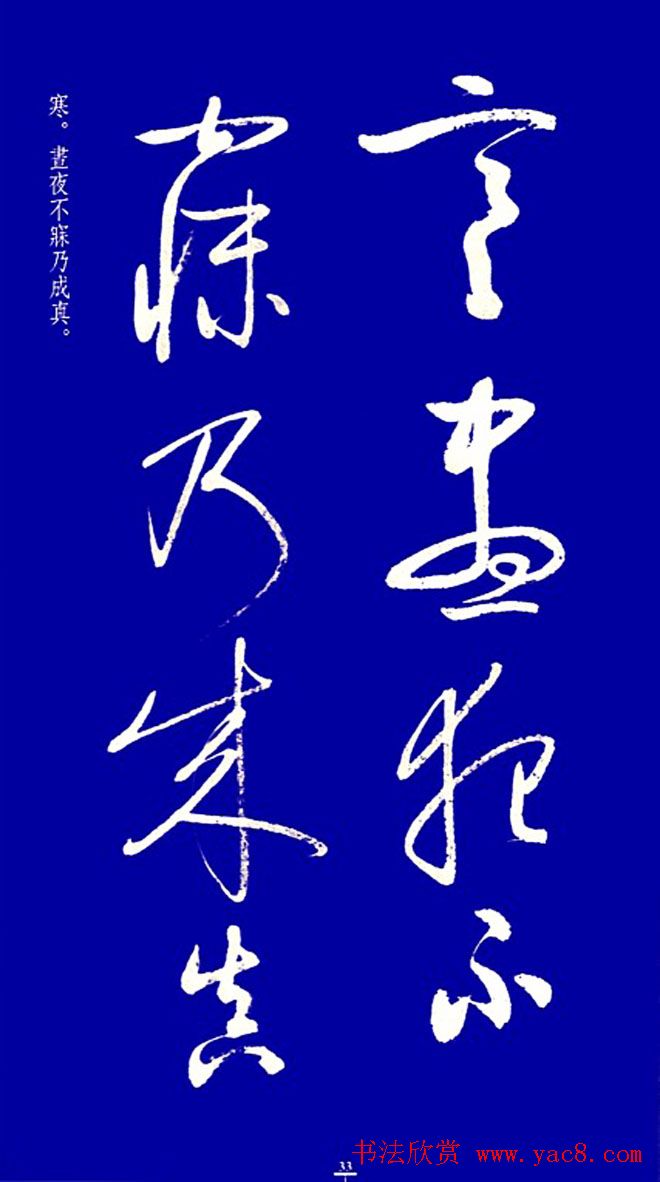 启功草书字帖欣赏《黄庭内景经》