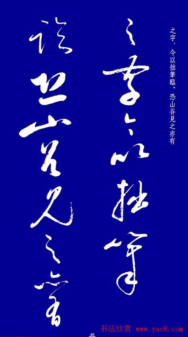 启功草书字帖欣赏《黄庭内景经》