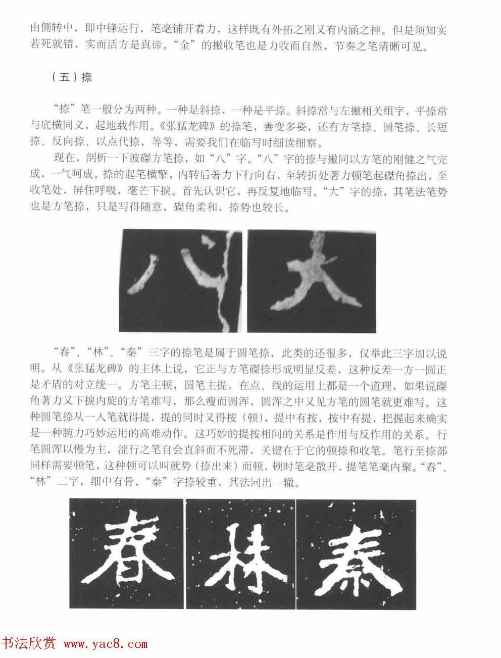 图文教材_怎样写魏碑与怎样临习张猛龙碑