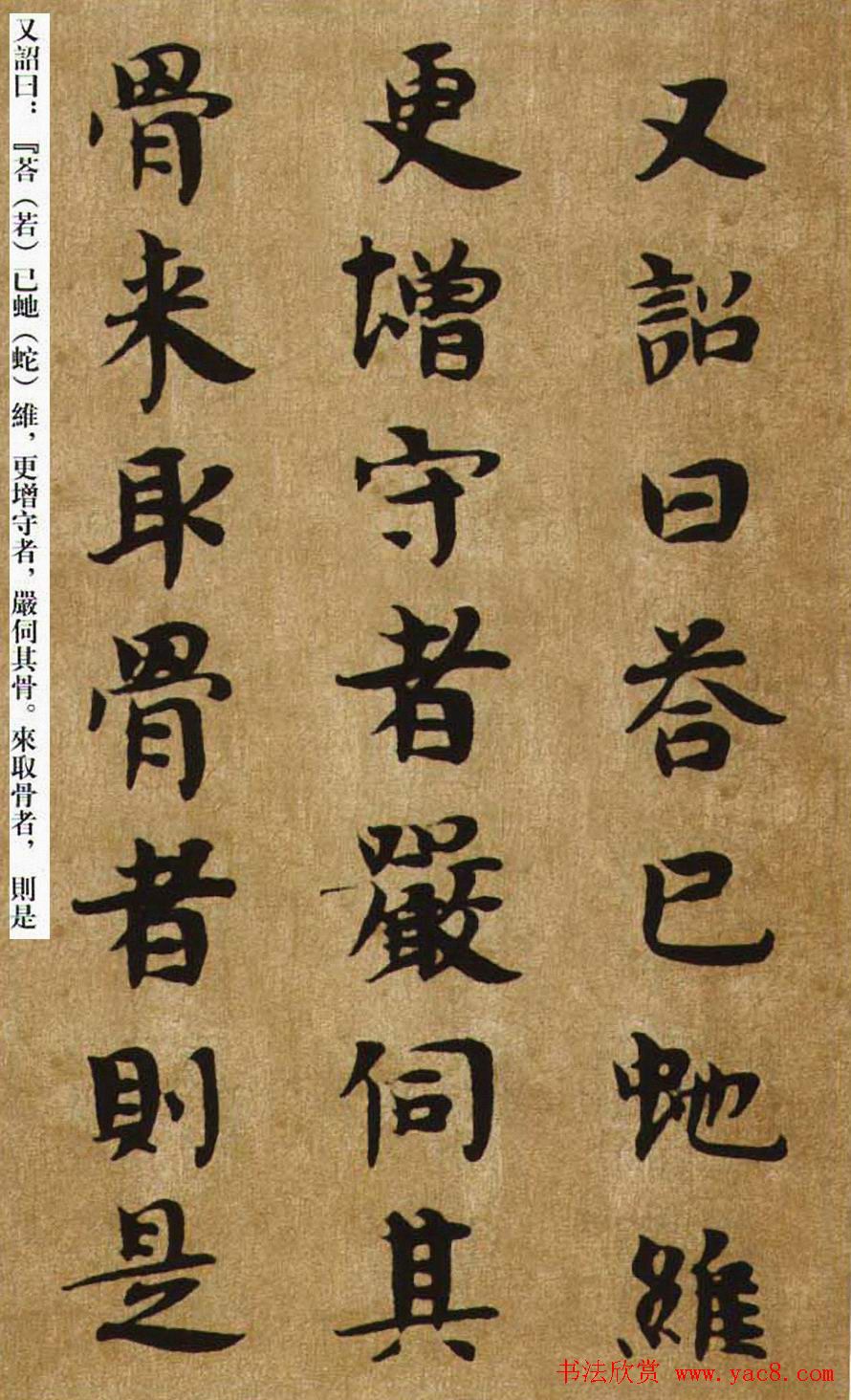 南朝书法册页欣赏附释文图片十四张