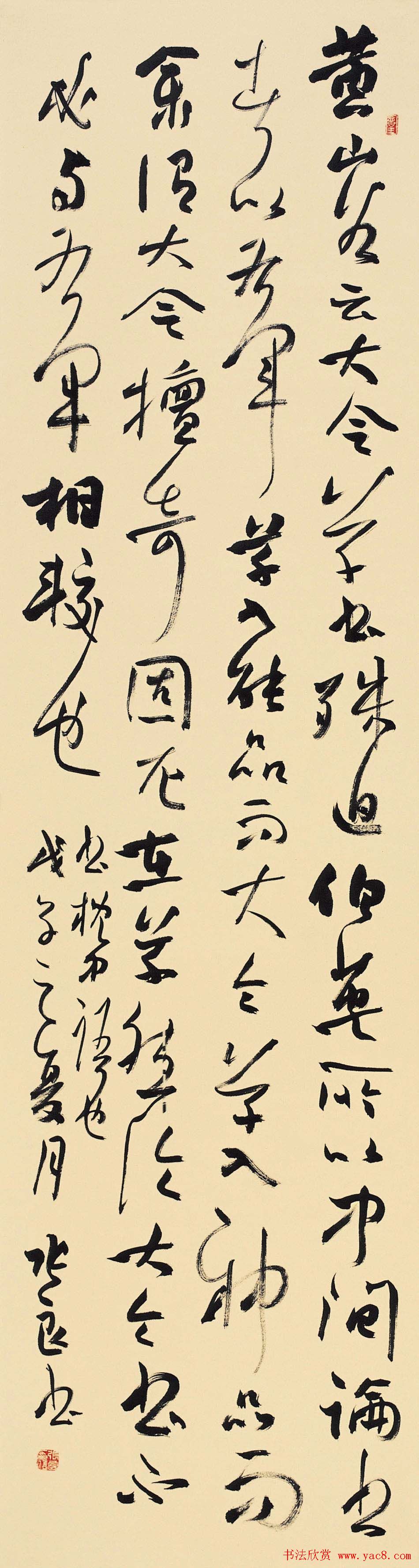 信步堂张良毛笔书法作品欣赏60幅