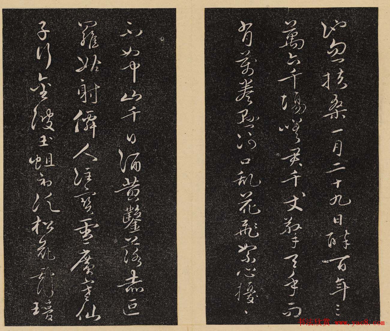 哈佛大学汉和图书馆藏《倦舫法帖》第七册