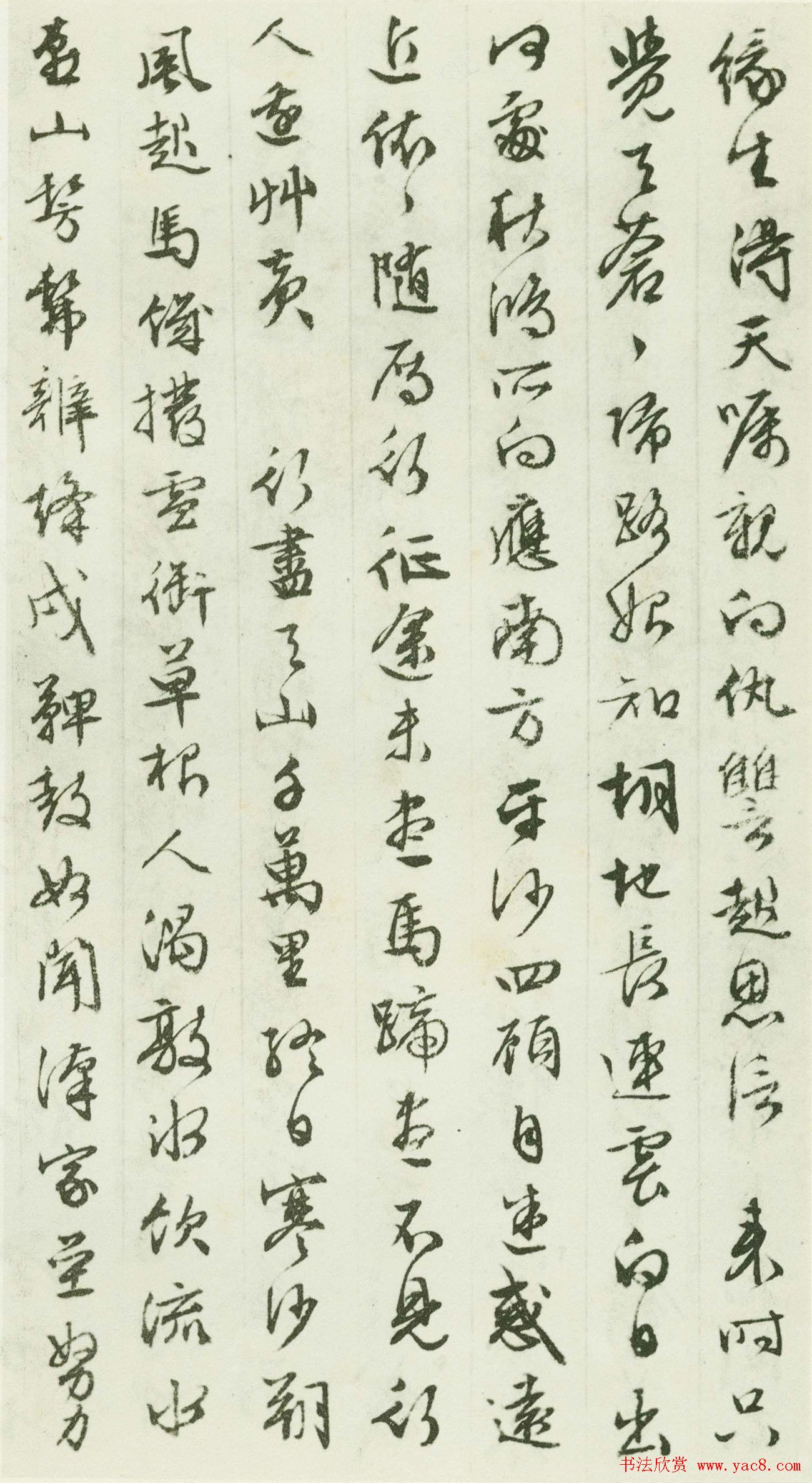 文徵明行草书法作品欣赏《胡笳十八拍》