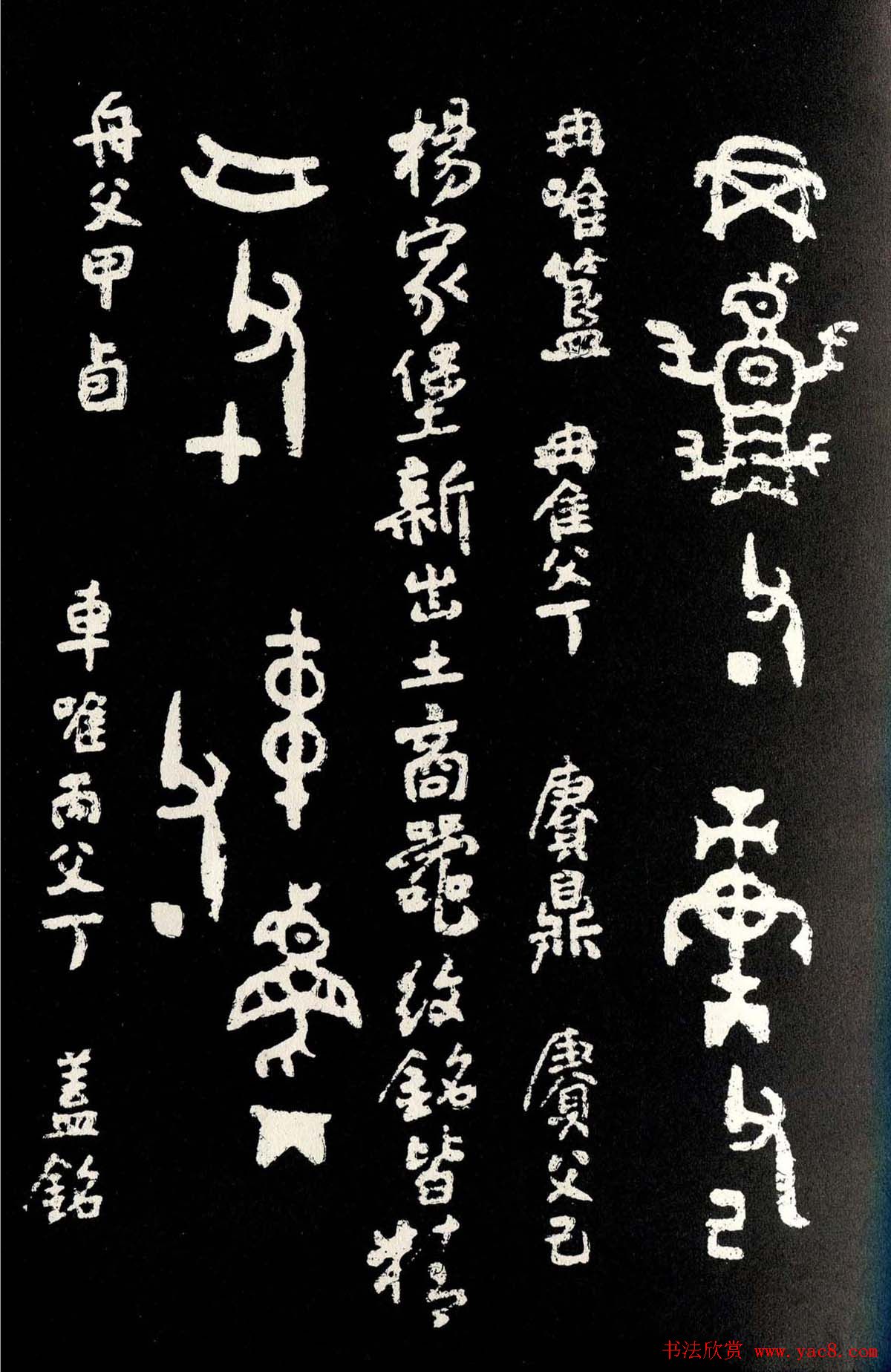 朱复戡篆书字帖欣赏《大篆范本》