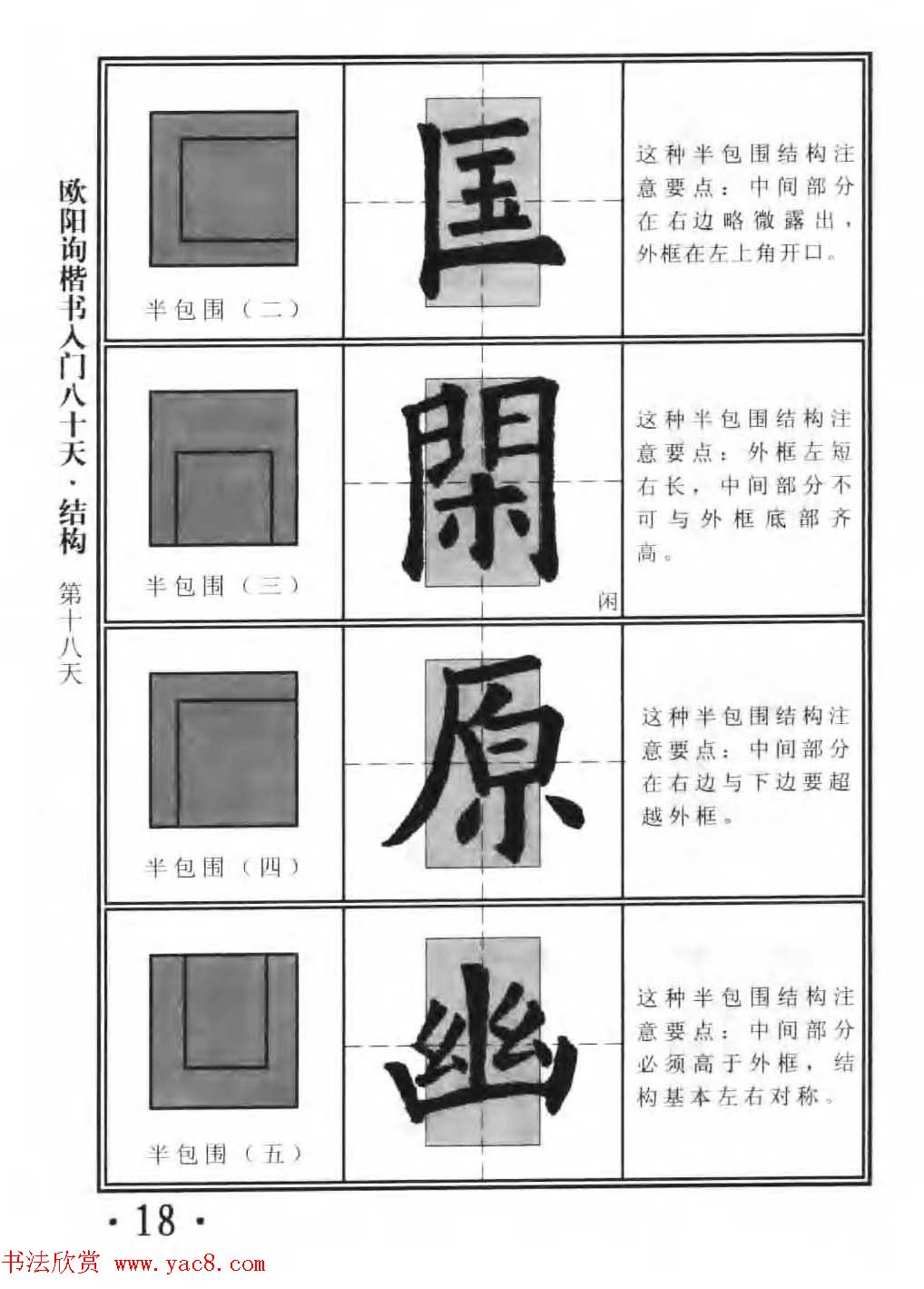 书法教程字帖《欧阳询楷书入门80天》