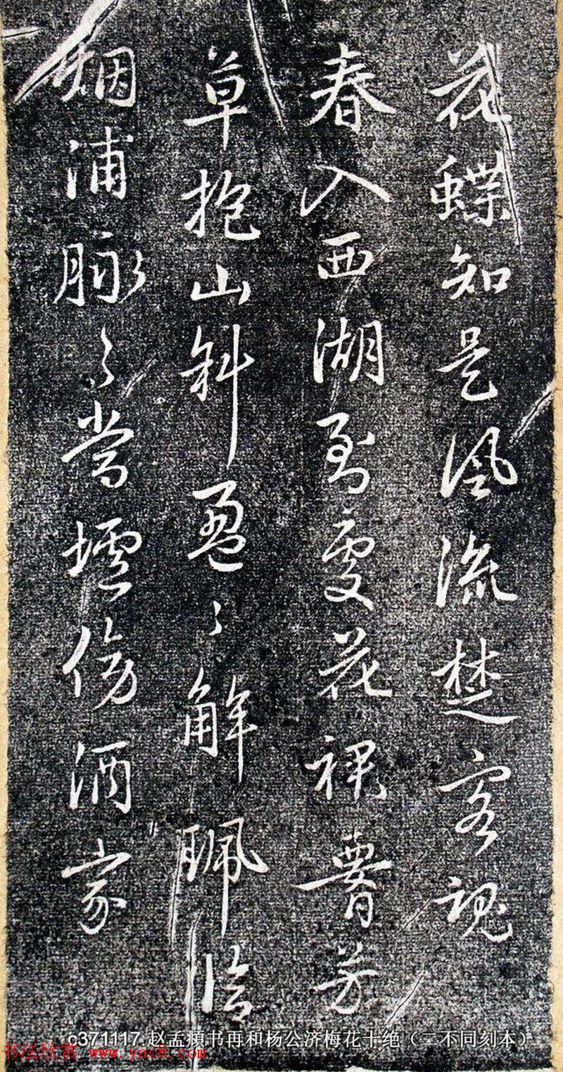 赵孟頫书帖《再和杨公济梅花十绝》