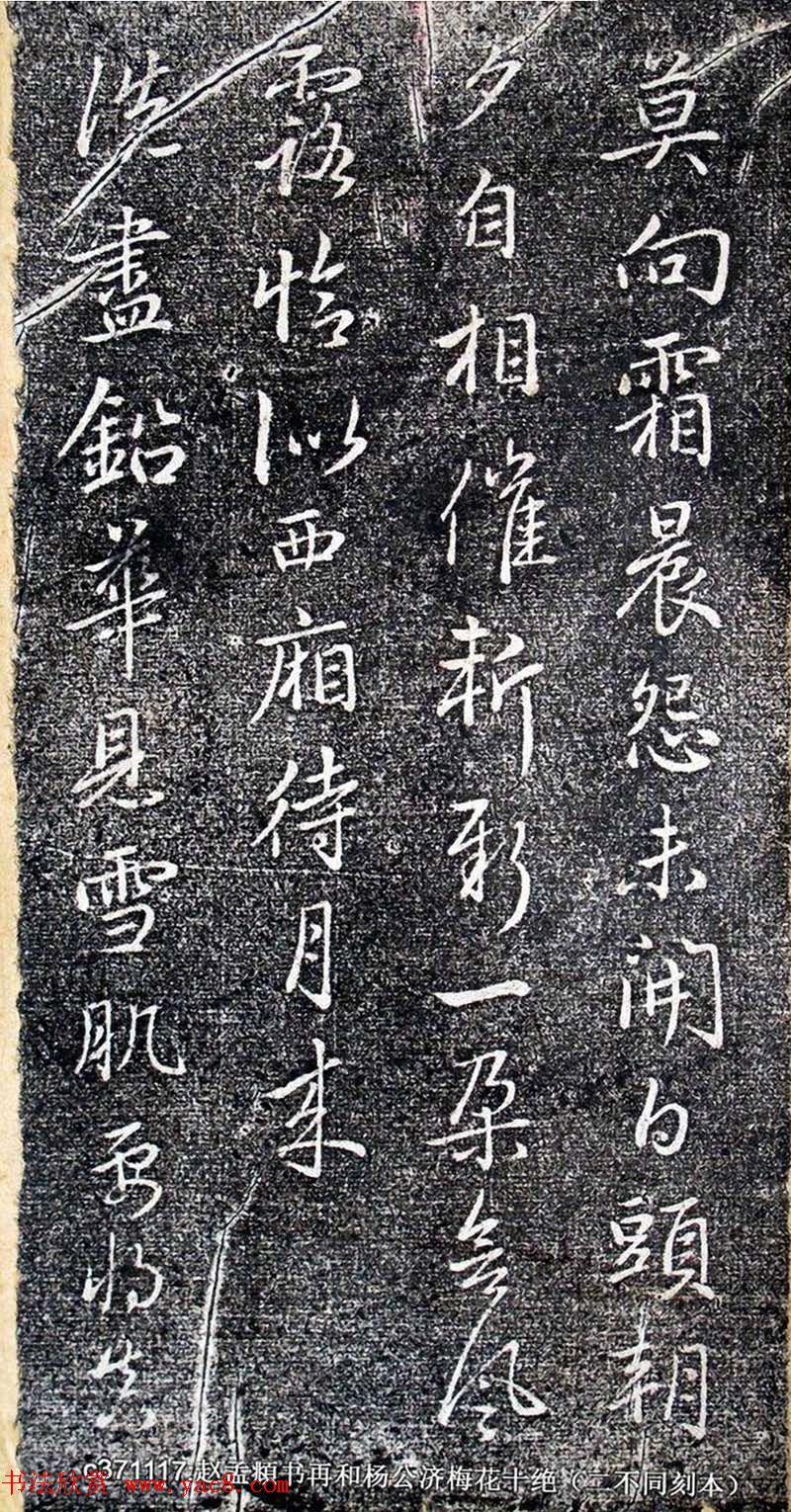 赵孟頫书帖《再和杨公济梅花十绝》