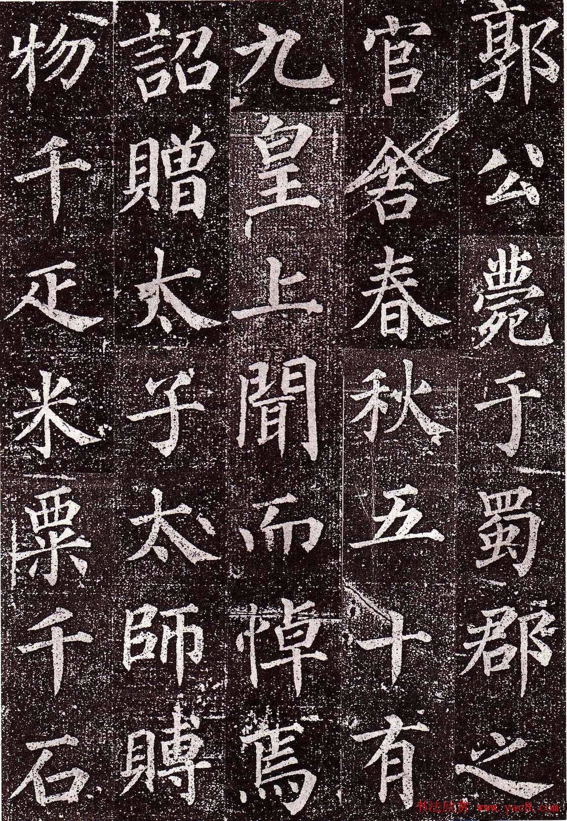 颜真卿楷书欣赏《郭虚己墓志》