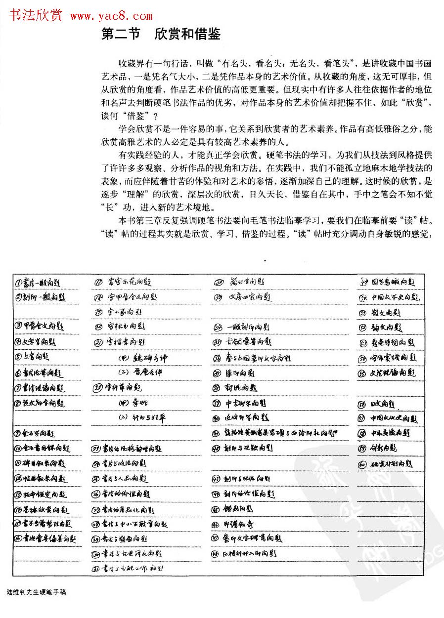 中国美术学院考级中心推荐《硬笔书法》