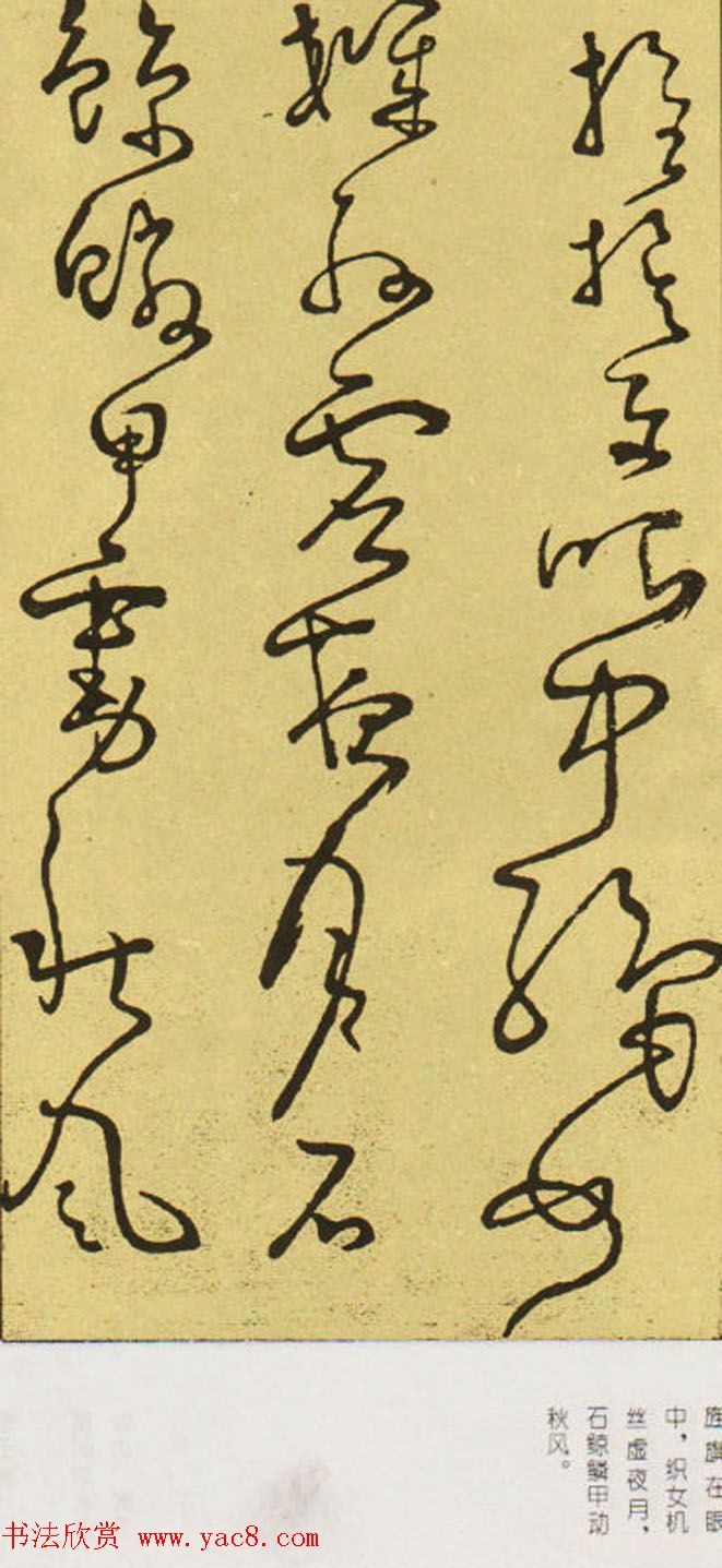 唐怀素草书欣赏《秋兴八首》两种