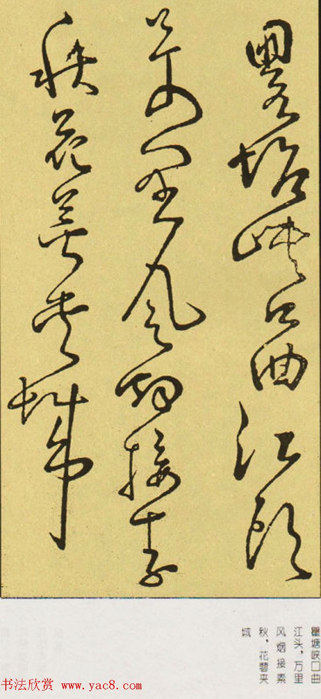 唐怀素草书欣赏《秋兴八首》两种