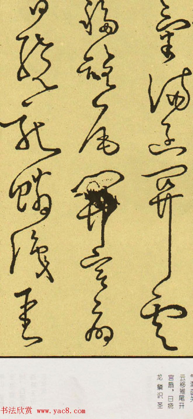 唐怀素草书欣赏《秋兴八首》两种