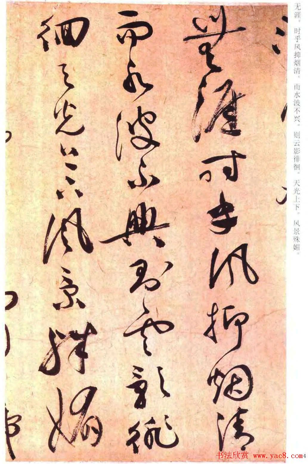 祝允明草书书法赏析《云江记》