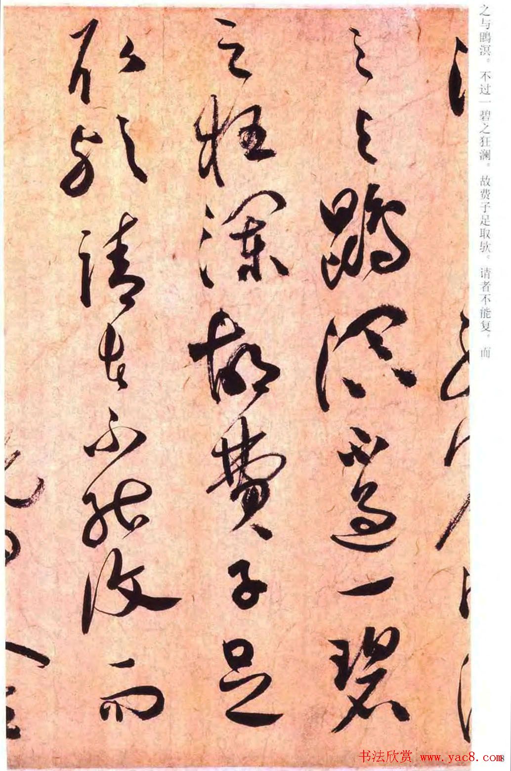 祝允明草书书法赏析《云江记》