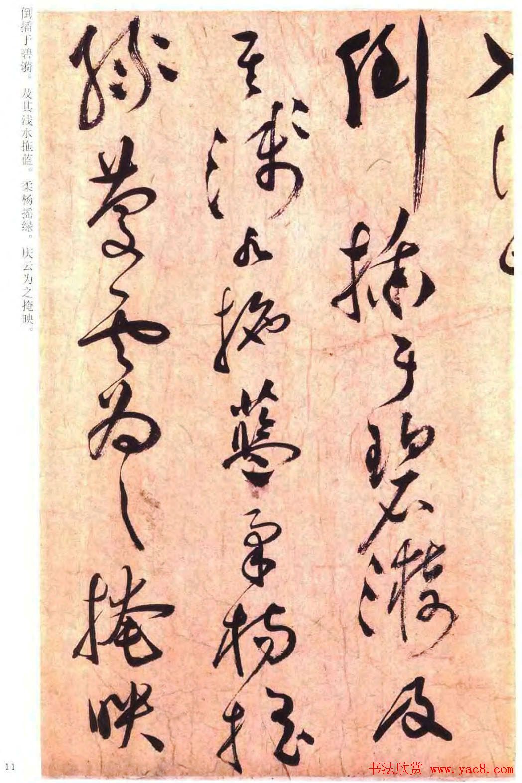 祝允明草书书法赏析《云江记》