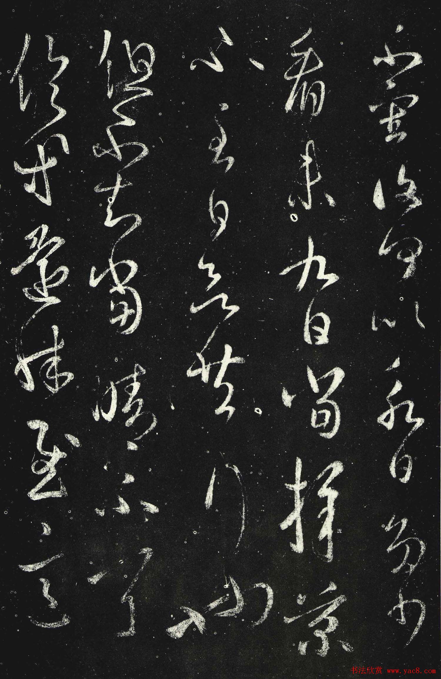 王羲之草书作品欣赏《采菊帖》四种