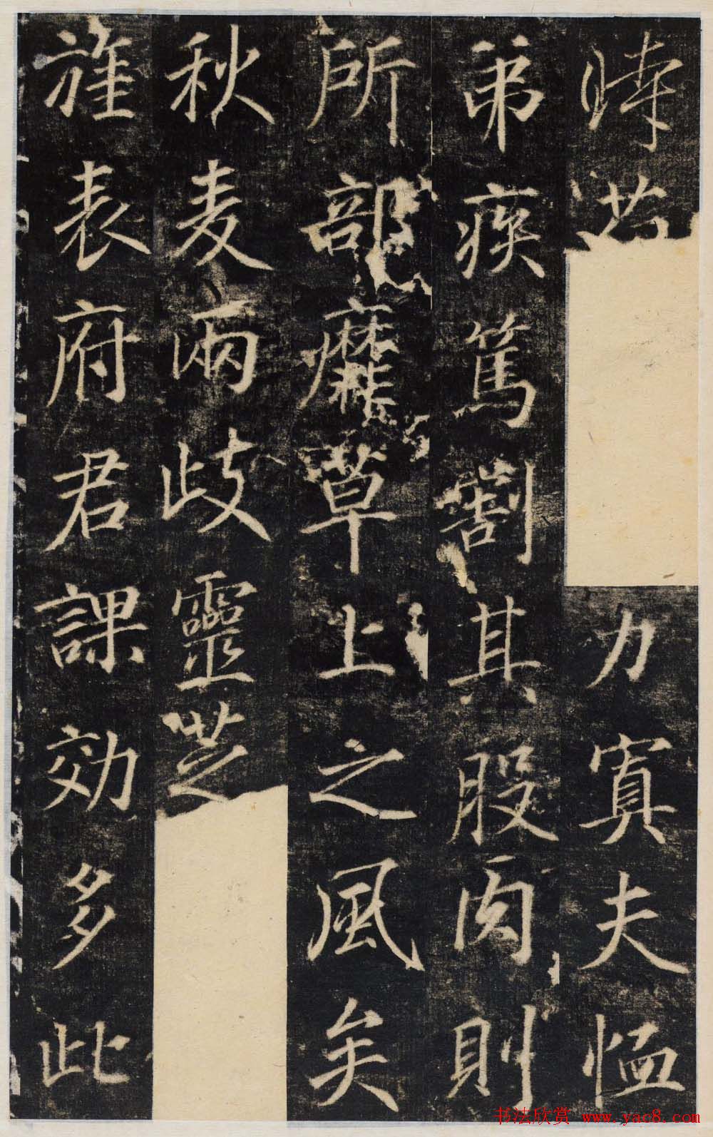 唐代行楷书法碑帖欣赏《王履清碑》