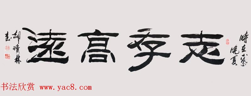 书法专辑:志存高远书法图片欣赏
