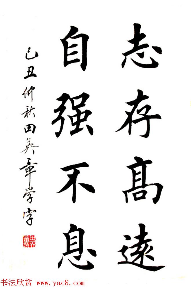 书法专辑:志存高远书法图片欣赏