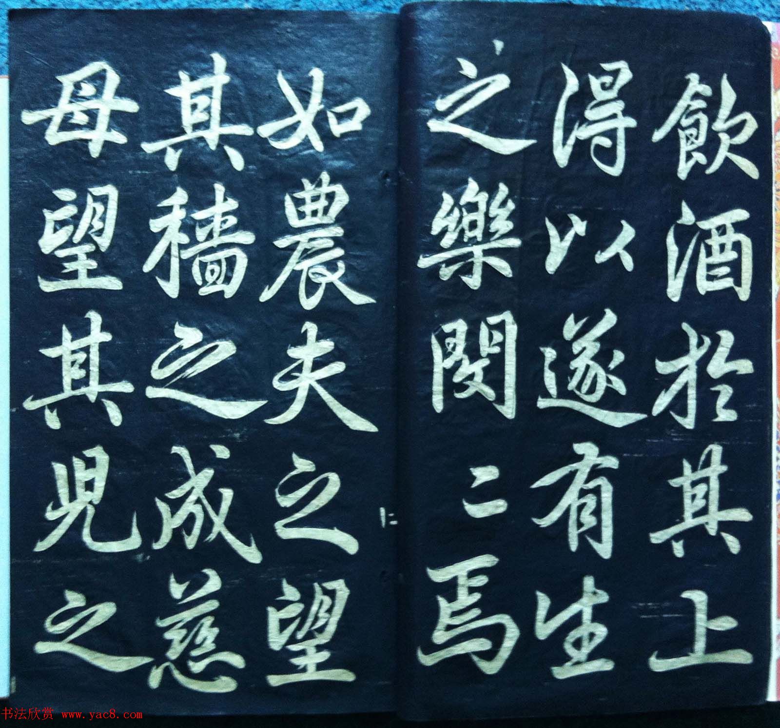 兰新家传碑帖欣赏《赵文敏寿春堂》