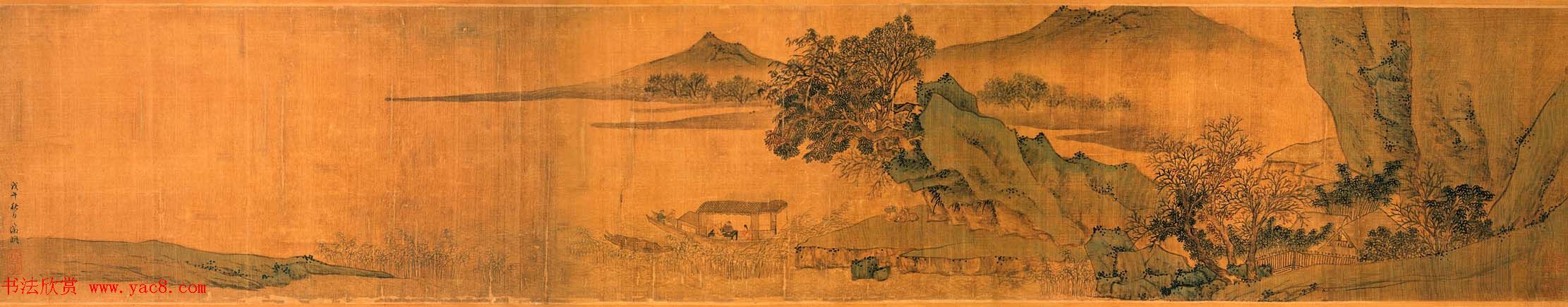 文徵明行书《琵琶行》巨幅书法长卷图片