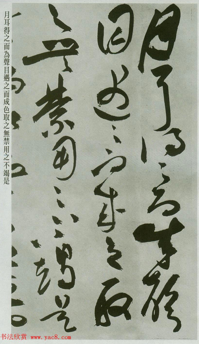 祝允明草书字帖欣赏《前赤壁赋》