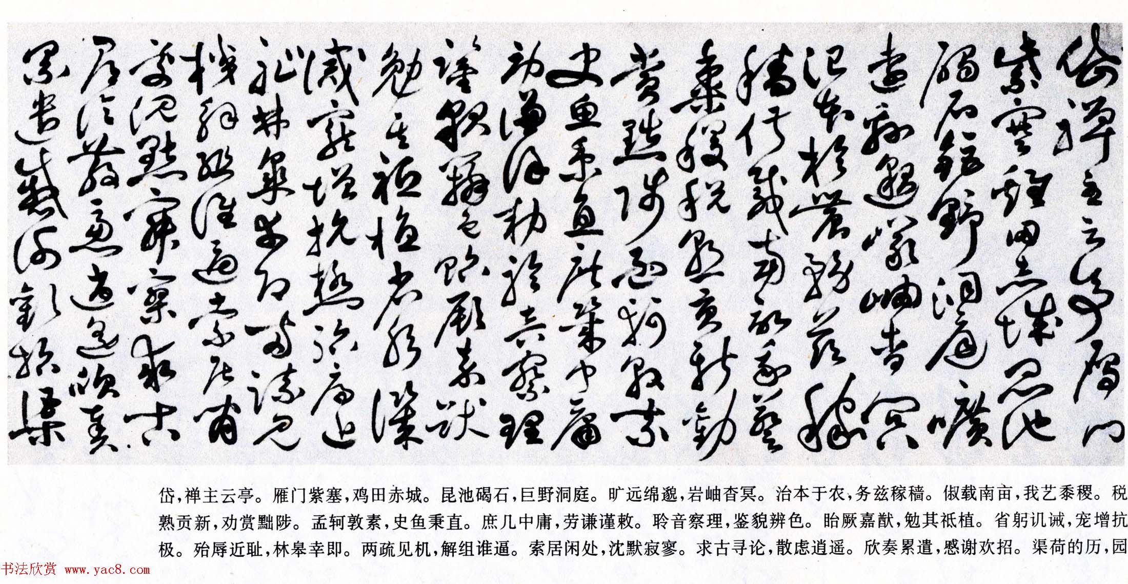 明代草书第一人祝允明《草书千字文卷》两种