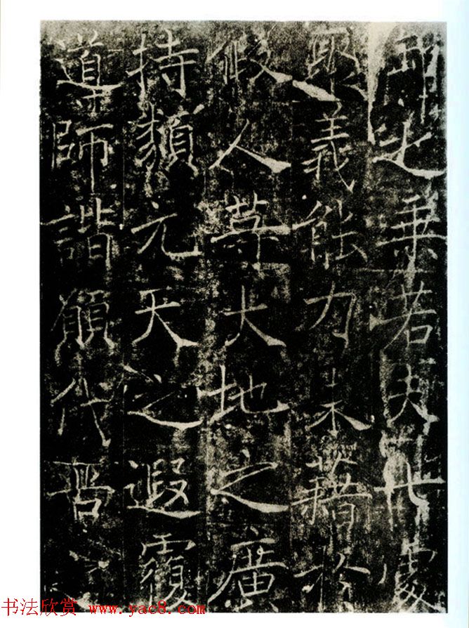 瘦金书之祖薛稷楷书欣赏《信行禅师碑》